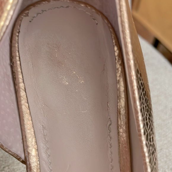 Vince Camuto rose gold shattered metallic Halona pumps size 7.5 - Picture 14 of 15